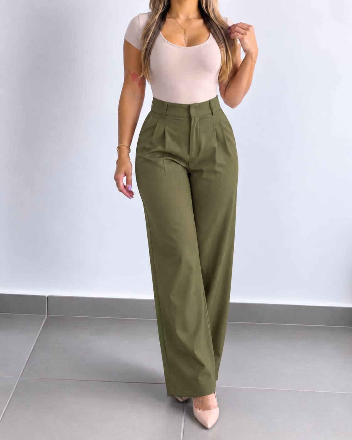 PANTALON HELENA - PANTALON HELENA-GRIS-14 - Imagen 1