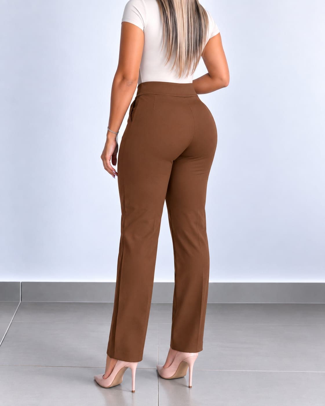 PANTALON ARIA  - PANTALON ARIA -14-CAFE - Imagen 5