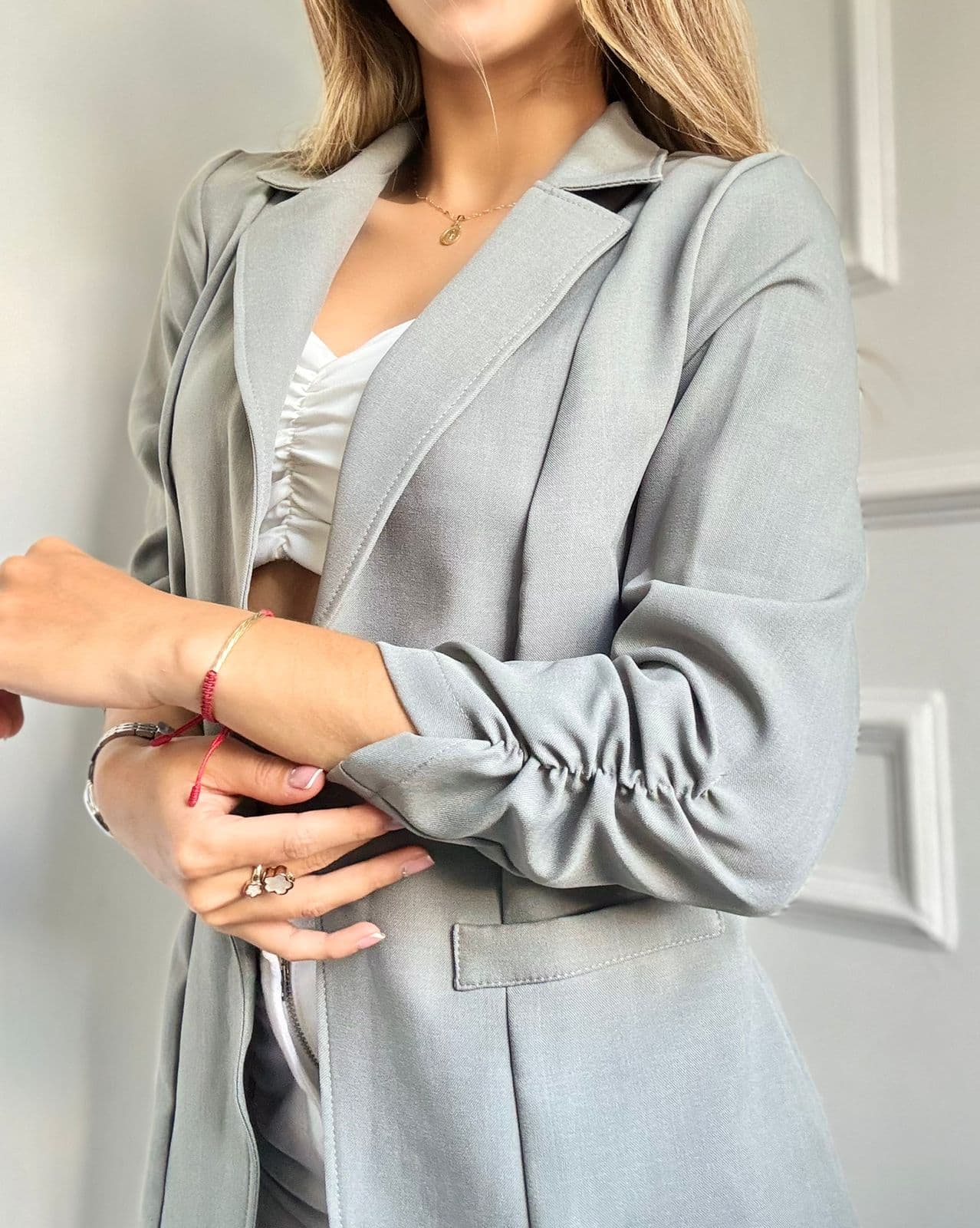 BLAZER ARETHA LYON - BLAZER ARETHA LYON-GRIS-SM - Imagen 2