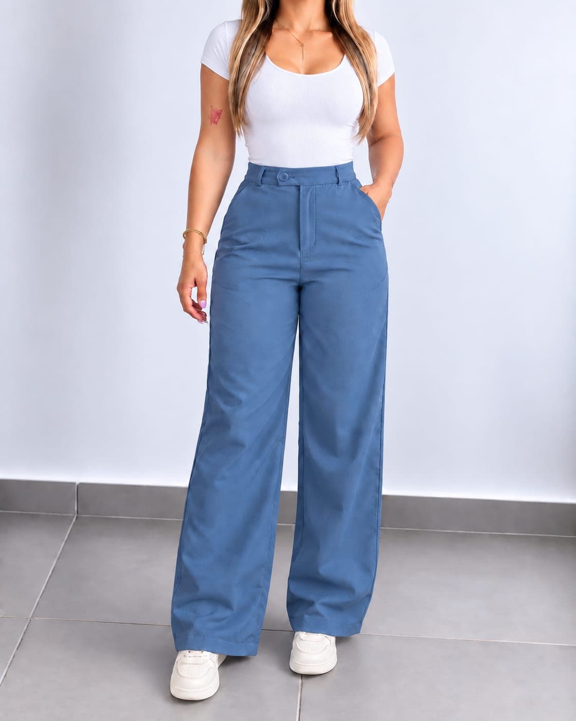 PANTALON TANIA - PANTALON TANIA -GRIS-12 - Imagen 1