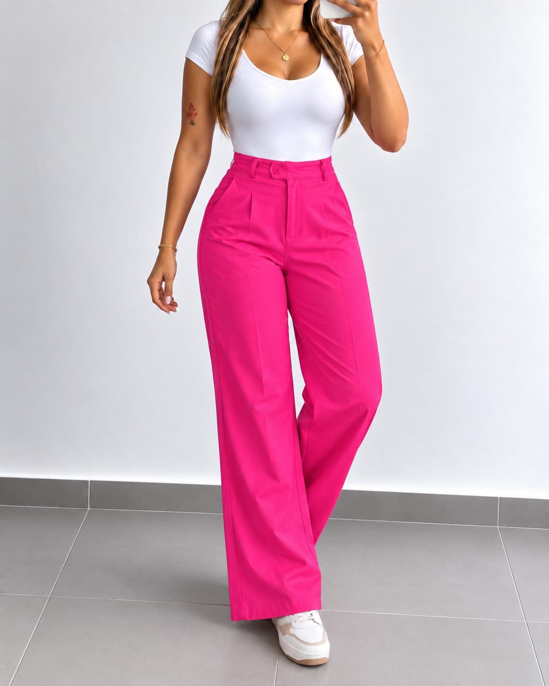 PANTALON VICTORIA LYON - PANTALON VICTORIA LYON-CAMEL-SM - Imagen 1